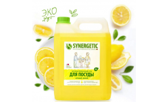 Средство для мытья посуды антибактериальное 5л SYNERGETIC 