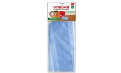 Тряпка для мытья пола супер  плотная микрофибра 70*80 синяя ЛАЙМА