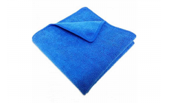 Микрофибра  махра 320г/м2 салфетка синяя 30*30см