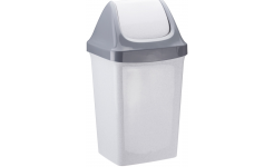 Ведро мусорное с крышкой (качающейся) 25л 