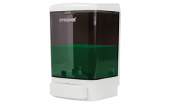 Дозатор для жидкого мыла ЛАЙМА, НАЛИВНОЙ, 1л ABS  белый,