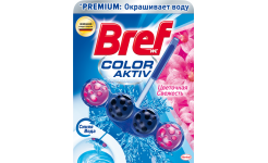 Туалетный блок BRIF COLOR AKTIV  3*50гр., цветоч. свежесть