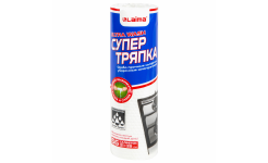 Салфетки уборочные многоразовые особо прочные 56шт СУПЕР ТРЯПКА .21*28см LAIMA ULTRA WASH, 607996